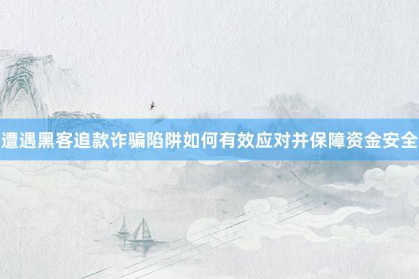 遭遇黑客追款诈骗陷阱如何有效应对并保障资金安全